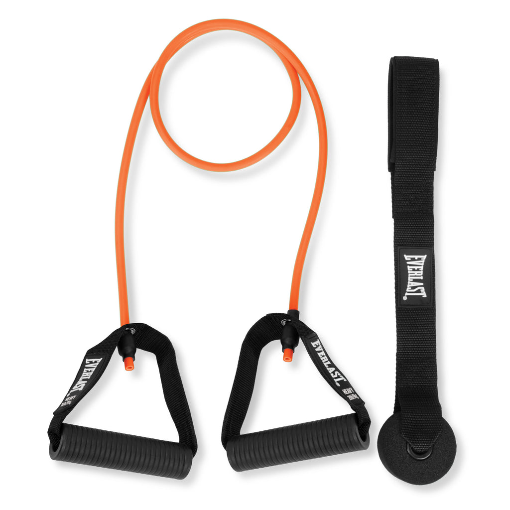 Everlast Heavy Power Cable With Door Anchor And Carry Bag Orange