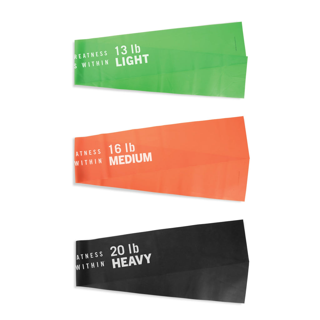 Everlast Stretch Bands - Set Of 3 Green/Orange/Black