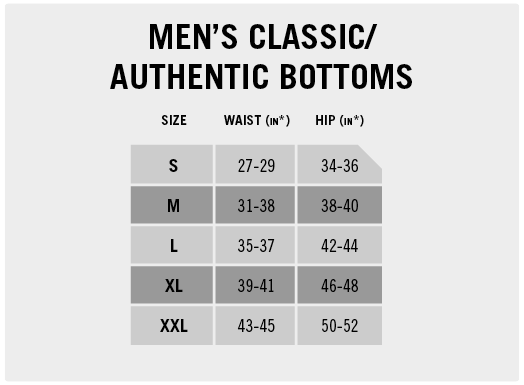 Men's Classic/Authentic Bottoms