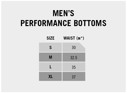 Men's Performance Bottoms
